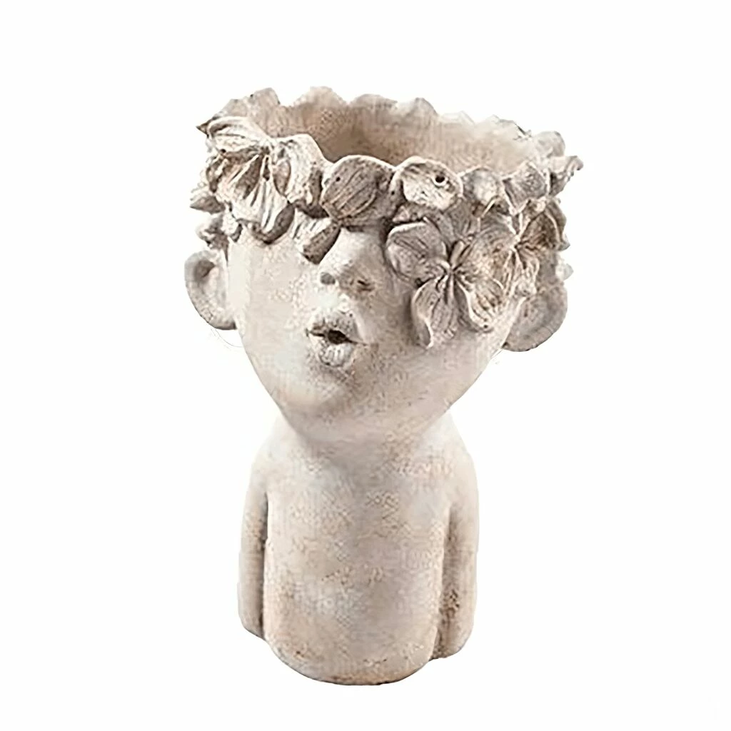 2er Set Keramik Büste Zum Bepflanzen - Indoor - Jua 4 2er Set Keramik Büste Zum Bepflanzen - Indoor - Jua – Bild 2