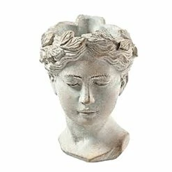 2er Set Keramik Büsten Zum Bepflanzen - Indoor - Helen