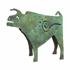 Titelseite -Outlet GARTENTRAUM Store 2er set limitierte stierfiguren aus bronze gruen braun ur set2