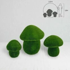 3 Steinpilze Im Set - Topiary - GFK & Kunstrasen - Boletus Set