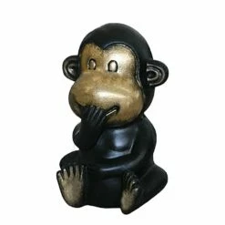 3er Set Affen - Figuren Aus Polystone - Indoor - Konfuzius -Outlet GARTENTRAUM Store 3er set affen figuren aus polystone indoor konfuzius4