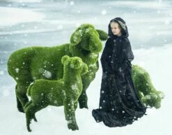 3er Set Schafe - Gartenfiguren Formschnitt - GFK & Kunstrasen - Partum Set -Outlet GARTENTRAUM Store 3er set schafe gartenfiguren formschnitt gfk kunstrasen partum set6