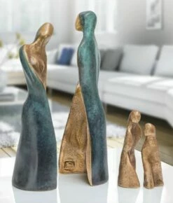 Abstrakte Bronzefiguren 4-teilig - Limitiere Edition - Familie 4-teilig -Outlet GARTENTRAUM Store abstrakte bronzefiguren 4 teilig limitiere edition familie 4 teilig3