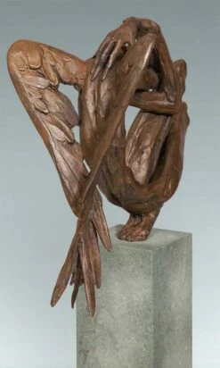 Abstrakte Engelfigur Aus Bronzeguss - Limitiert - Engel -Outlet GARTENTRAUM Store abstrakte engelfigur aus bronzeguss limitiert engel3