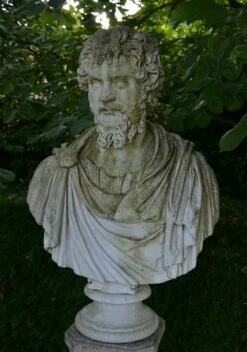 Antik Stein Büste Römisch - Septimus Severus -Outlet GARTENTRAUM Store antik stein bueste roemisch septimus severus3