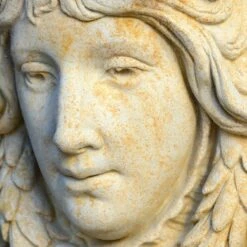 Antik Stein Wandkonsole Mit Frau - Sarina -Outlet GARTENTRAUM Store antik stein wandkonsole mit frau sarina3