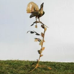 Auerhahn Auf Ast - Gartenfigur Aus Rost Stahl/Edelstahl - Galliformes 9 Auerhahn Auf Ast - Gartenfigur Aus Rost Stahl/Edelstahl - Galliformes -Outlet GARTENTRAUM Store auerhahn auf ast gartenfigur aus rost stahl edelstahl galliformes4