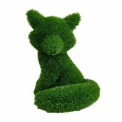 Aufrecht Sitzender Fuchs Aus Kunstrasen Als Gartendeko - Fuchs Phanos