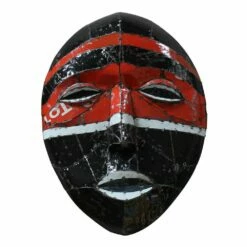 Außergewöhnliche Deko Maske Aus Recycelten Ölfässern - Nate