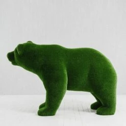 Bärenskulptur Als Topiary - Glasfaserkunststoff - Grün - Ursel -Outlet GARTENTRAUM Store baerenskulptur als topiary glasfaserkunststoff gruen ursel4