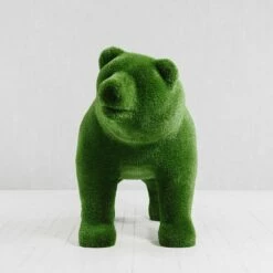 Bärenskulptur Als Topiary - Glasfaserkunststoff - Grün - Ursel -Outlet GARTENTRAUM Store baerenskulptur als topiary glasfaserkunststoff gruen ursel6