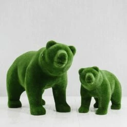 Bärenskulptur Als Topiary - Glasfaserkunststoff - Grün - Ursel -Outlet GARTENTRAUM Store baerenskulptur als topiary glasfaserkunststoff gruen ursel7