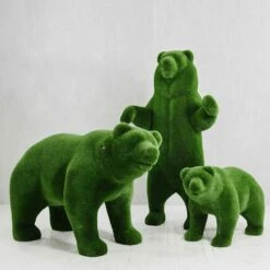 Bärenskulptur Als Topiary - Glasfaserkunststoff - Grün - Ursel -Outlet GARTENTRAUM Store baerenskulptur als topiary glasfaserkunststoff gruen ursel8