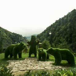 Bärenskulptur Als Topiary - Glasfaserkunststoff - Grün - Ursel -Outlet GARTENTRAUM Store baerenskulptur als topiary glasfaserkunststoff gruen ursel9