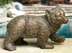 Bärenskulpturen Aus Bronze Jungtiere - 3er Set - Bärenjunge Set -Outlet GARTENTRAUM Store baerenskulpturen aus bronze jungtiere 3er set baerenjunge set3