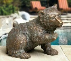 Bärenskulpturen Aus Bronze Jungtiere - 3er Set - Bärenjunge Set -Outlet GARTENTRAUM Store baerenskulpturen aus bronze jungtiere 3er set baerenjunge set7