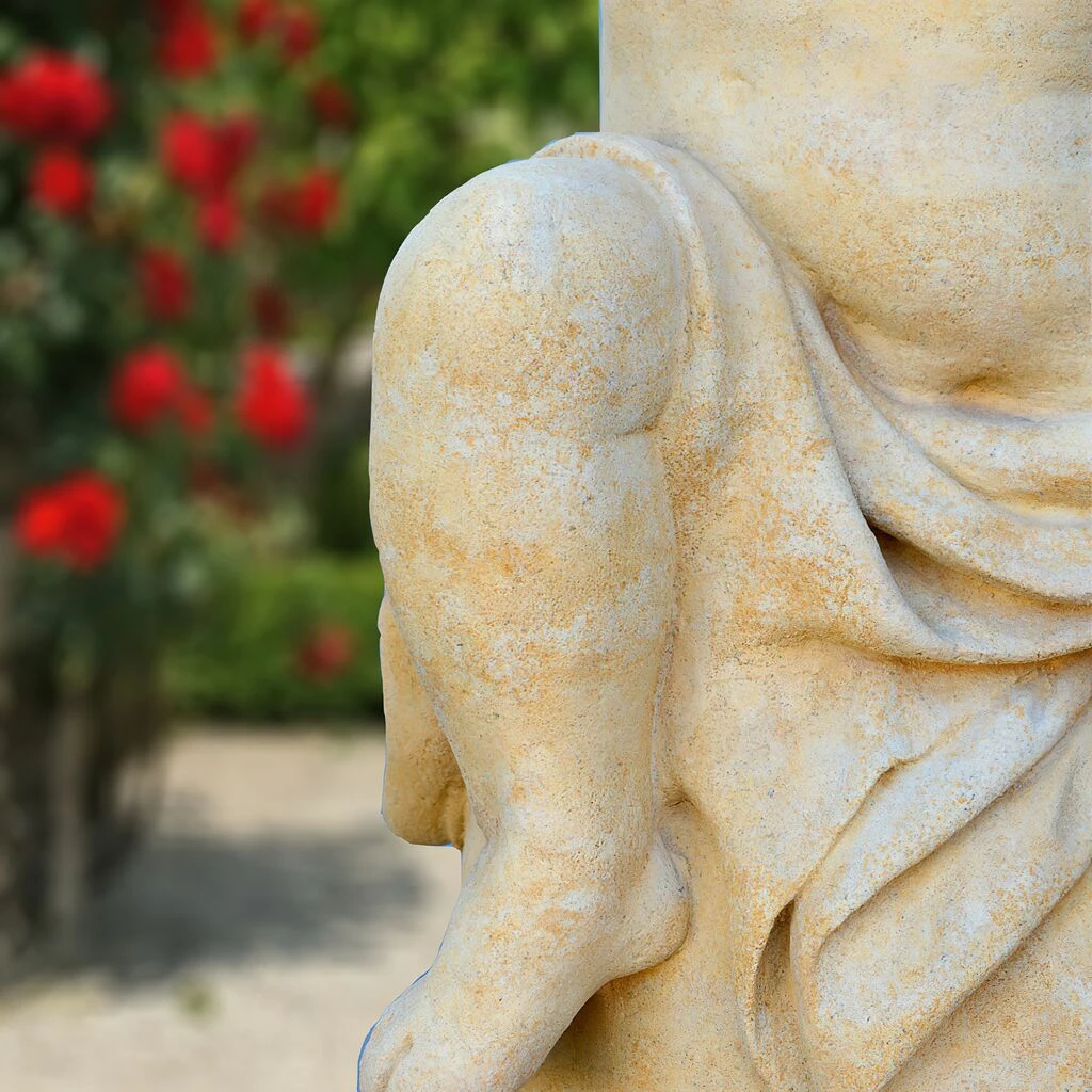 Barocke Gartenskulptur Mit Putte - Tamburo 6 Barocke Gartenskulptur Mit Putte - Tamburo – Bild 4