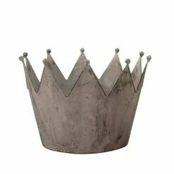 Besondere Deko Gartenskulptur Krone Aus Metall - Krone Auxilio