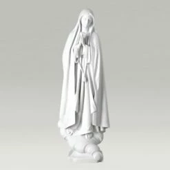 Betende Gartenfigur Heilige Mutter Aus Marmorguss - Madonna Gracia