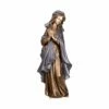 Betende Mariaskulptur Aluminium Oder Bronze - Madonna Ida -Outlet GARTENTRAUM Store betende mariaskulptur aluminium oder bronze madonna ida