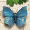 Blauer Bronze Schmetterling Zur Wandbefestigung - Schmetterling
