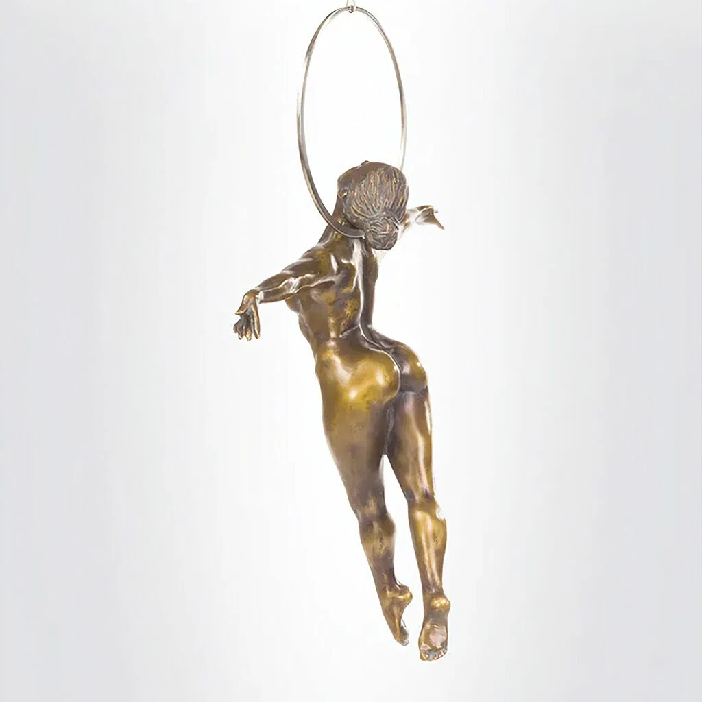 Bronze Aktskulptur Akrobatin In Der Luft - Limitiert - Ankaa 5 Bronze Aktskulptur Akrobatin In Der Luft - Limitiert - Ankaa – Bild 3