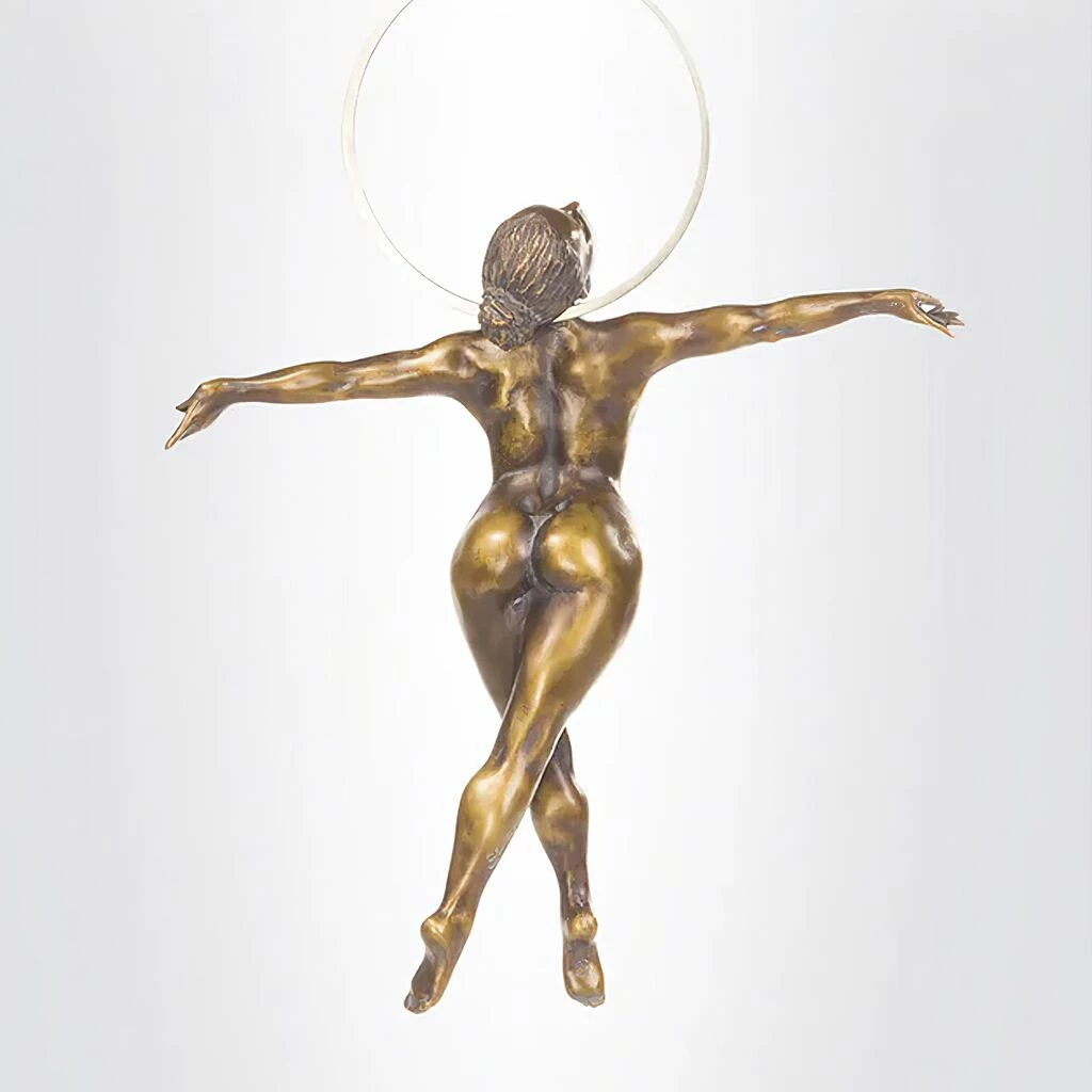 Bronze Aktskulptur Akrobatin In Der Luft - Limitiert - Ankaa 6 Bronze Aktskulptur Akrobatin In Der Luft - Limitiert - Ankaa – Bild 4