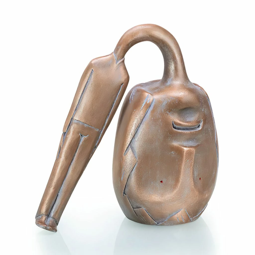 Bronze Designerskulptur Schwerer Kopf Limitiert - Testa Pesante 3 Bronze Designerskulptur Schwerer Kopf Limitiert - Testa Pesante