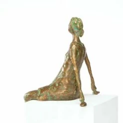 Bronze Frauenfigur Limitiert Als Kantendeko - Dialog, Sitzend -Outlet GARTENTRAUM Store bronze frauenfigur limitiert als kantendeko dialog sitzend4