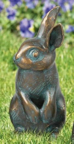 Bronze Kaninchenfiguren 3er Set - Wetterfest - Kaninchen Set -Outlet GARTENTRAUM Store bronze kaninchenfiguren 3er set wetterfest kaninchen set6