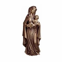 Bronze Madonnenfigur Mit Kind Für Den Garten - Madonna Aya