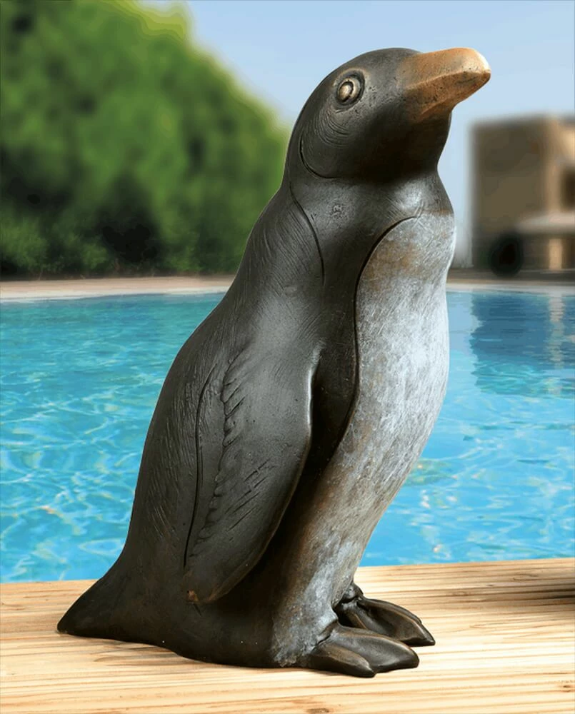 Bronze Pinguin Tierfigur Als Gartendekoration - Pinguin 4 Bronze Pinguin Tierfigur Als Gartendekoration - Pinguin – Bild 2