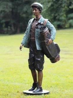 Bronze Skulptur Mit Golfspieler - Charles 5 Bronze Skulptur Mit Golfspieler - Charles -Outlet GARTENTRAUM Store bronze skulptur mit golfspieler charles2