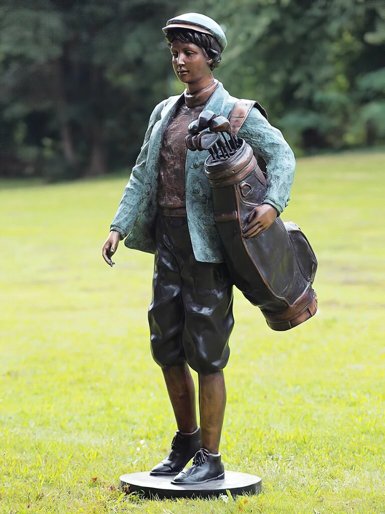 Bronze Skulptur Mit Golfspieler - Charles 4 Bronze Skulptur Mit Golfspieler - Charles – Bild 2