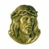 Bronze Wandrelief Für Den Außenbereich - Jesus Mit Kranz - Jesus Egil -Outlet GARTENTRAUM Store bronze wandrelief fuer den aussenbereich jesus mit kranz jesus egil