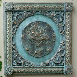 Bronze Wandrelief - Mesopotamische Gottheit - Dagon