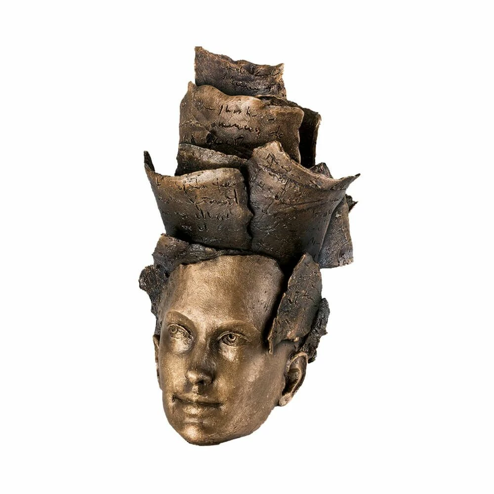 Bronzebüste Aus Limitiertem Handwerk - Offene Gedanken - Thoughts 3 Bronzebüste Aus Limitiertem Handwerk - Offene Gedanken - Thoughts