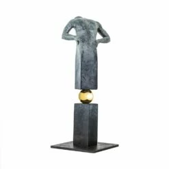 Bronzebüste Balance Aus Limitierter Künstleredition - That Is The Question -Outlet GARTENTRAUM Store bronzebueste balance aus limitierter kuenstleredition that is the question5