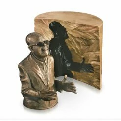 Bronzefigur Büste 2-teilig - Individuell Kombinierbar - Der Schwätzer