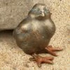 Bronzefigur Huhn Küken Als Outdoor Gartendeko - Küken -Outlet GARTENTRAUM Store bronzefigur huhn kueken als outdoor gartendeko kueken