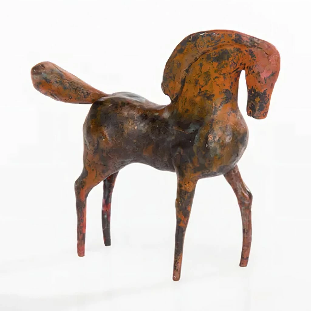 Bronzepferd In Rostoptik Aus Limitierter Edition - Pferd 4 Bronzepferd In Rostoptik Aus Limitierter Edition - Pferd – Bild 2