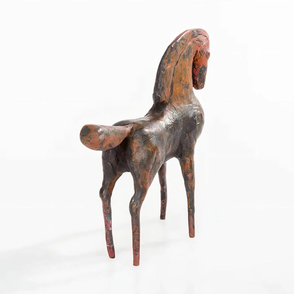 Bronzepferd In Rostoptik Aus Limitierter Edition - Pferd 5 Bronzepferd In Rostoptik Aus Limitierter Edition - Pferd – Bild 3