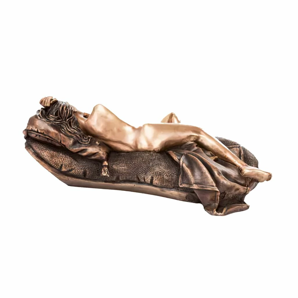 Bronzeskulptur Limitiert - Schlafende Frauenfigur - Sleeping Beauty 4 Bronzeskulptur Limitiert - Schlafende Frauenfigur - Sleeping Beauty – Bild 2