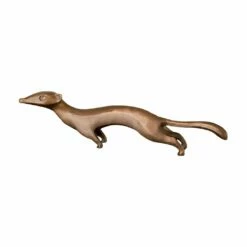 Bronzeskulptur Wiesel Für Den Garten - Stilistisch - Wiesel