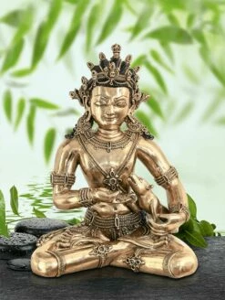 Buddhistische Gottheit Als Kunstvolle Bronze Skulptur - Jambhala, Gott Des Reichtums -Outlet GARTENTRAUM Store buddhistische gottheit als kunstvolle bronze skulptur jambhala gott des reichtums2