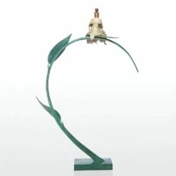 Buddhistische Gottheit Sitzend Auf Lotuszweig - Skulptur Aus Bronze - Tara -Outlet GARTENTRAUM Store buddhistische gottheit sitzend auf lotuszweig skulptur aus bronze tara4