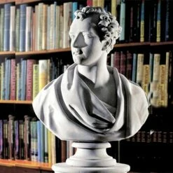 Büste Aus Steinguss - Lord Byron