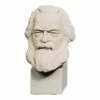 Büste Des Philosophen Karl Marx Mit Sockel - Steinguss - Pria -Outlet GARTENTRAUM Store bueste des philosophen karl marx mit sockel steinguss pria