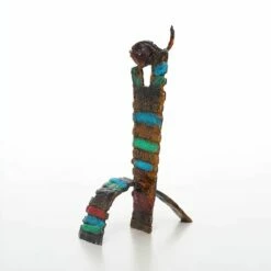 Bunte Bronzeplastik Als Limitierte Designerskulptur - Chaise Magique I -Outlet GARTENTRAUM Store bunte bronzeplastik als limitierte designerskulptur chaise magique i3