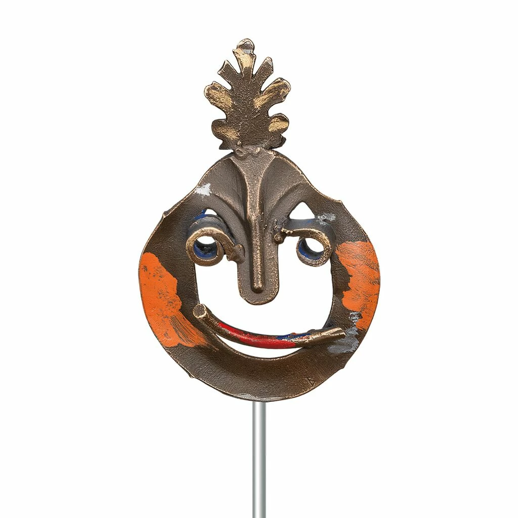 Bunte Maske - Bronzeplastik Limitierte Auflage - Maske 1 3 Bunte Maske - Bronzeplastik Limitierte Auflage - Maske 1